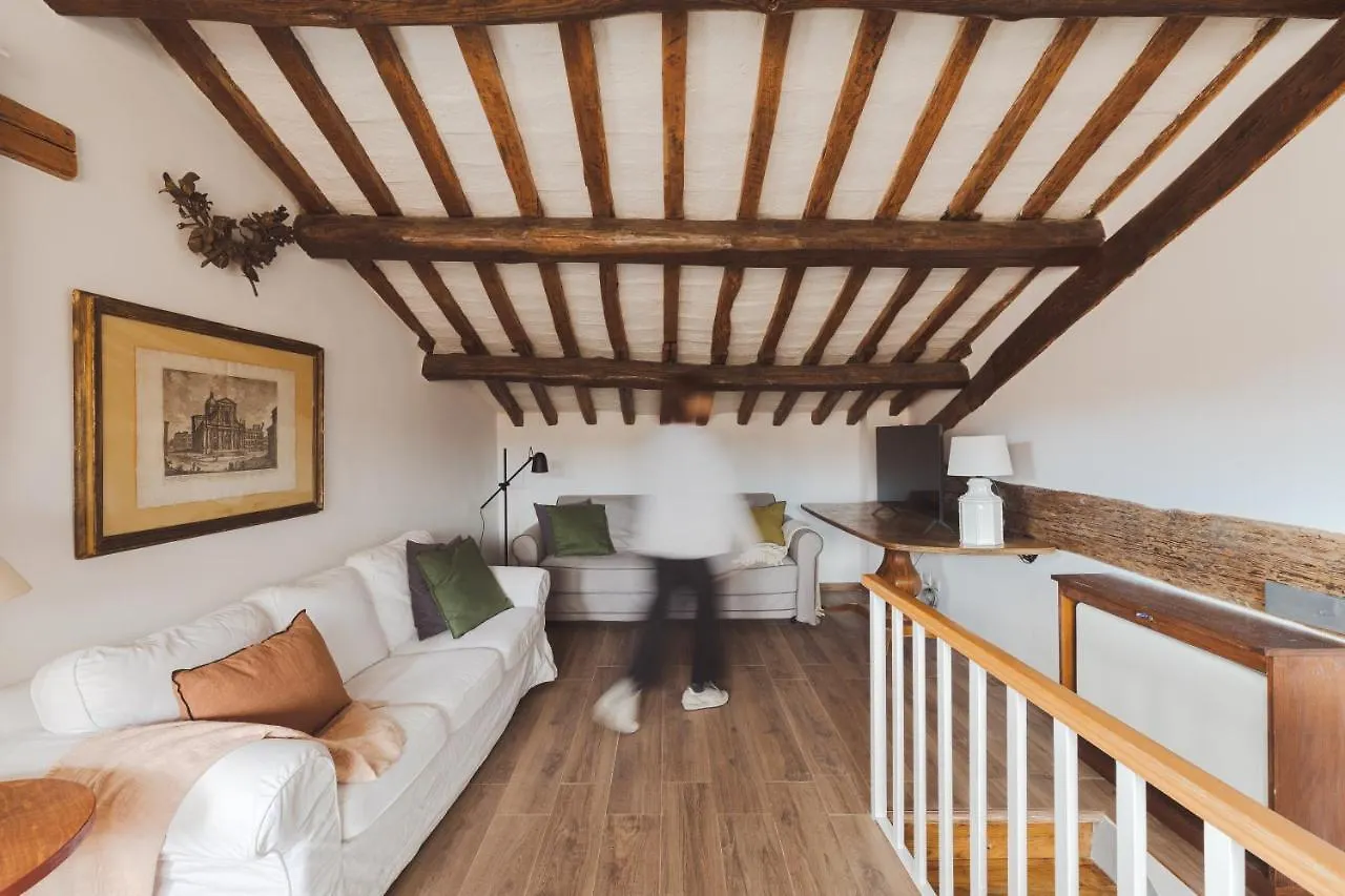 Amazing Penthouse With Terrace And Rooftop In Trastevere Рим Апартаменты