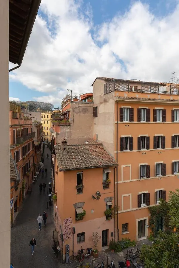 Amazing Penthouse With Terrace And Rooftop In Trastevere Рим Апартаменты