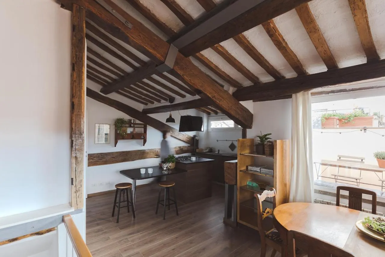 Апартаменты Amazing Penthouse With Terrace And Rooftop In Trastevere Рим